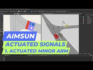 Aimsun Tutorial - Signals - Lesson 1: Demand actuated arm
