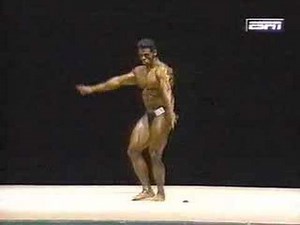 Bodybuilder Pepi Feliu Posing