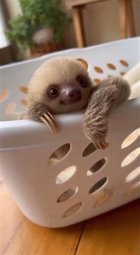 Baby Sloth's Epic Escape Attempt!