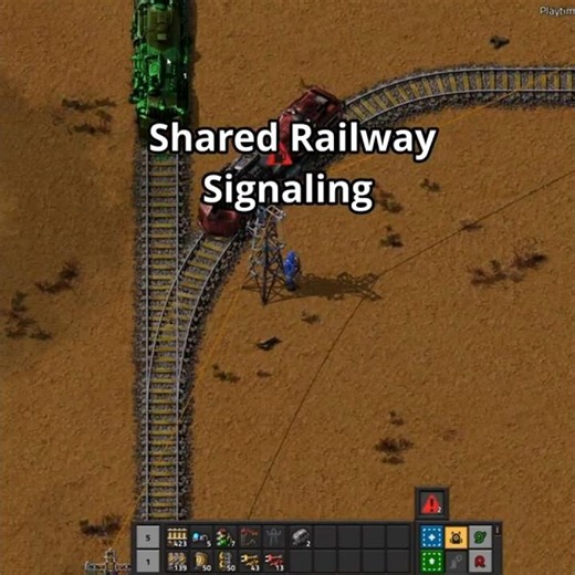 Shared Railway Signaling Factorio 2.1 Beginners Guide Series Short