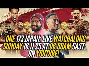 LIVE 🔴 ONE 173 Watchalong! Superbon vs Noiri + 5 Title Fights!