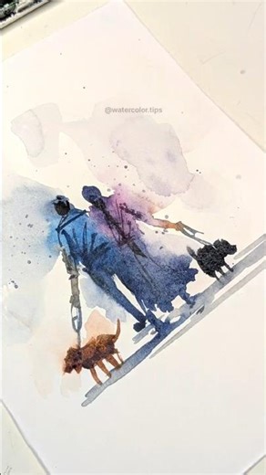 Let's paint people! And pets!: Watercoloor Tutorial | Watercolor Tips #painting #humanfigure