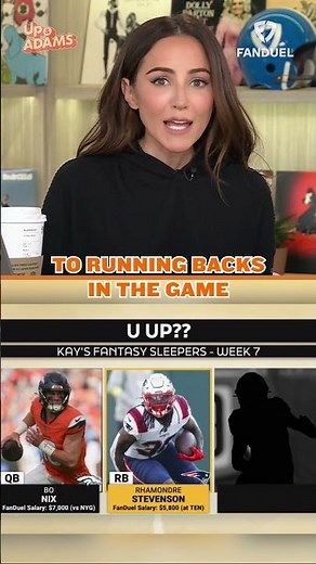 TOP 3 Fantasy Sleepers For Week 7!