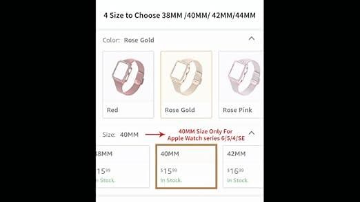 How to choose the correct size?