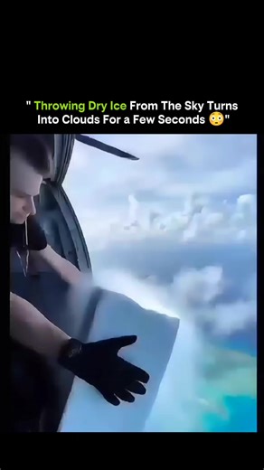 ofc_history007 | What you’re seeing isn’t magic — it’s pure physics and chemistry in action. When dry ice (solid carbon dioxide) is thrown from the sky, it... | Instagram