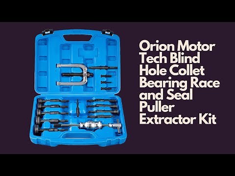 Orion Motor Tech Blind Hole Collet Bearing Race and Seal Puller Extractor Kit