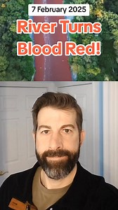 A river near Buenos Aires, Argentina turned red! #argentina #buenosaires #redriver | Matt Ross News