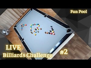 #2 A♠ Pool Challenge With 40 Balls. | Live