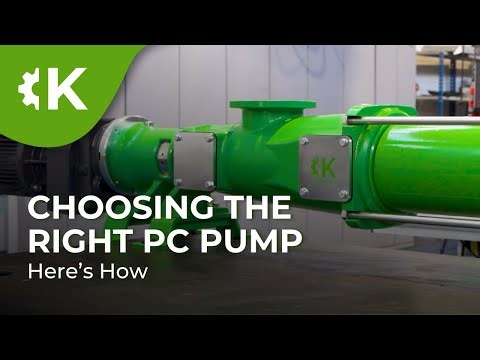 How to Select the Right Progressive Cavity Pump | Key Factors Explained | KRONOA