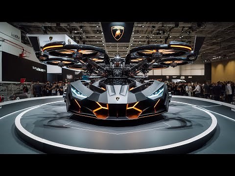Lamborghini Turbo Cyberdrone: Ultimate 4K Footage