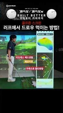 How to Hit a Draw from the Rough on GOLFZON Screen Golf!