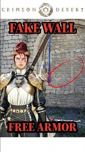 Nobody Checks This Fake Wall — Free Damiane Armor Inside Crimson Desert