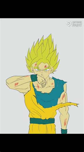 part 1 goku ss2 #digitaldrawing #fyp #dragonball #foru #blowthisupforme