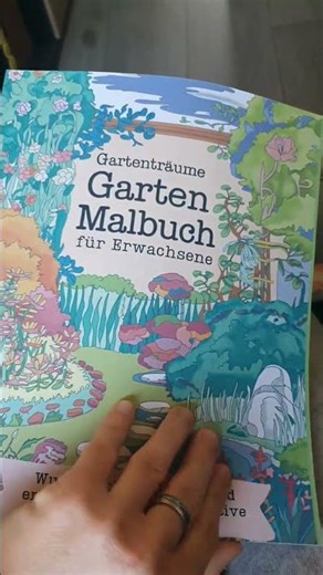 Gartenmalbuch für Erwachsene 🌸✨ Entspannung für deinen Alltag