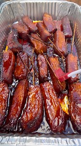 Apple smoked pork belly lollipops | Miguels cookingwithfire