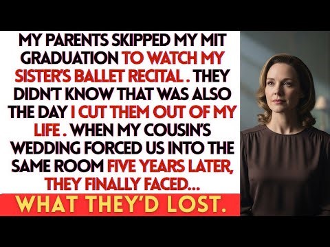 My Parents Skipped My MIT Graduation For My Sister's Ballet Recital—Five Years Later, They Faced…