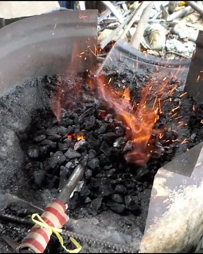 8.7K views · 105 reactions | Making a trident 1 #metal #metalwork #blacksmithing #trident #howto | METAL WORKS | Facebook