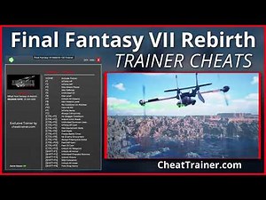 Final Fantasy VII Rebirth Trainer Cheats +30 - God Mode, Unlock All Areas, Infinite HP