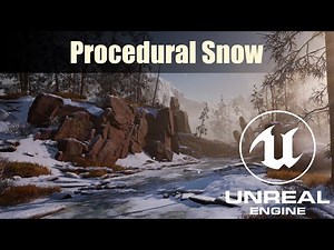 Procedural Snow in UE4/UE5