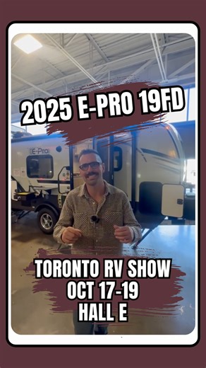 2025 E-Pro 19FD! Join us at the Toronto Fall RV Show! �📍 The Toronto Congress Centre — Hall E�📅 October 17–19, 2025�650 Dixon Rd, Toronto, ON We’ll have this unit — and many more — with unbelievable deals and interest rates you won’t want to miss out on! 💥 #flagstaff #epro #camping #canada #travel | Layzee Acres RV Sales