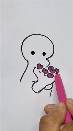 Alien drawing #foryou #art #viral