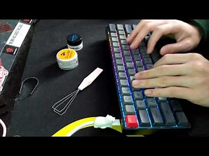 SK61 Sound Test w/ Gateron Optical Black (Stock vs. Lubed)