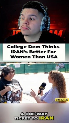Kaitlin Bennett 🔥 College Girl Says Iran Is Better 💀