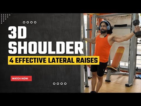 Four Powerful Dumbbell Lateral Raise Variations for 3D Shoulders