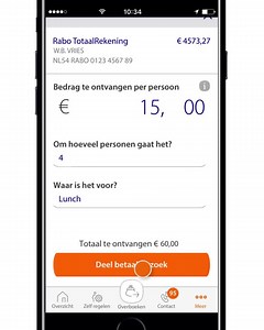 Met een Rabo Betaalverzoek in je Rabo Bankieren App vraag je eenvoudig je geld terug. En je hebt al je bankzaken in 1 app. Gebruik jij het al? http://rabo.nl/betaalverzoek | Rabobank