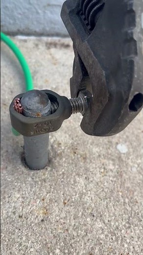 Grounding clamp installation