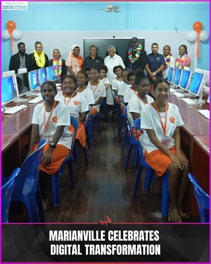 TVWAN Online on Instagram: "#Technology Marianville Secondary School students are now better equipped to lead in a digital world. With new ICT facilities, including computer labs, laptops, and improved ICT systems, students can strengthen digital skills, creativity, and confidence for the future, backed by PNG DataCo. The upgrade supports Marianville’s proud tradition of academic excellence while preparing young women to thrive in an increasingly connected, technology-driven era. Read more: http