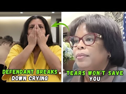 Judge Delivers Harsh Reality to Crying Defendant in Emotional Courtroom Showdown