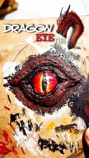 Dragon Eye ✨🐉. #shorts #art #artist #craft #clay #fyp
