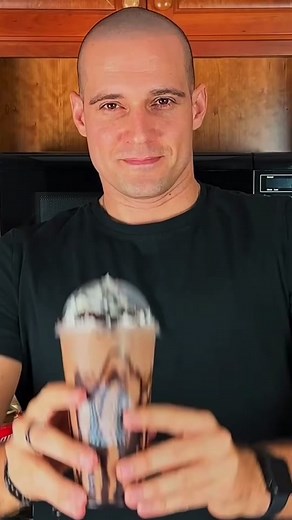 Unleash your inner barista! Make a delicious Mocha Frappe at home with my easy recipe! #coffeelover #baristalife #homemadecoffee #coffeeathome #mochafrappe