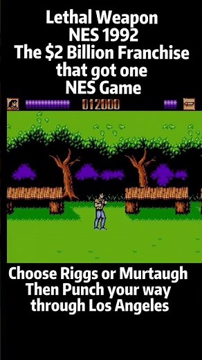 Lethal Weapon NES 1992 - The Game where Punching works Better than Shooting #nes #retrogaming
