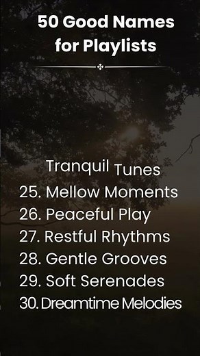 50 Cool Playlist Names 🎶🔥