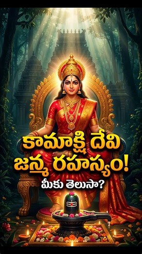 కామాక్షి దేవి జన్మ రహస్యం 😳 చివరికి శివుడు ప్రత్యక్షమయ్యాడు! #kanchipuram #shiva #lordshiva#kanchi