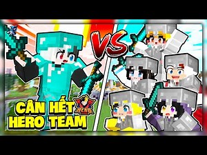 Siro Thử Thách Làm Trùm Làng Hero Team Khiến Mr Vịt Và Mèo Simmy Khóc Thét Trong Minecraft
