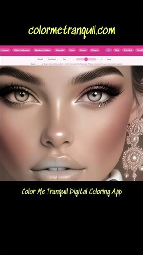 Refined Tenderness - Digital Coloring Tutorial for Beginners - Timelapse