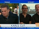 Karl Stefanovic 'weeps' after Independence Day 2 role cut