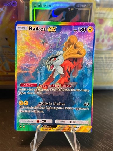 Raikou Shiny Shining Card Fan Art - Etsy