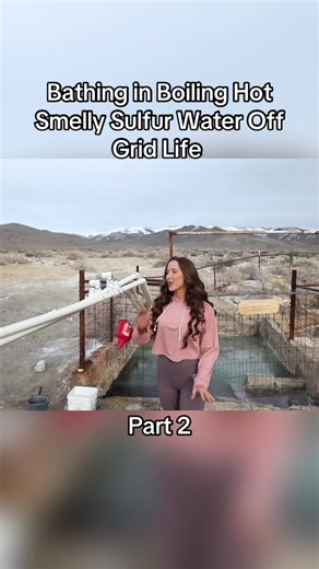 Bathing in Boiling Hot Smelly Sulfur Water Off Grid Life -2 #WorkTruckBuild #TruckReview #BudgetSupercar #VanLifeAdventures #TruckCamperLife