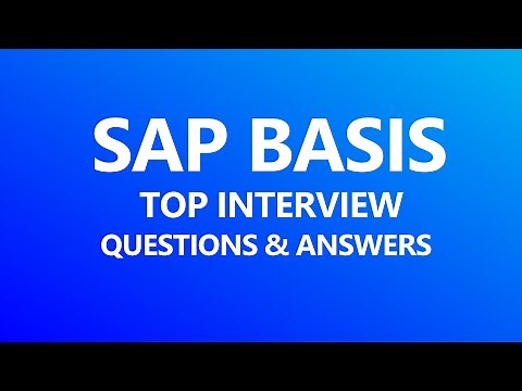 SAP Basis Interview Questions and answers 2025 | Top SAP Interview Questions #sapbasis