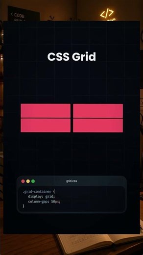 CSS Grid dalam 15 Detik 🚀 | Bikin Layout Jadi Mudah #shorts
