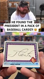 HE FOUND THE PRESIDENT IN A PACK OF BASEBALL CARDS?! 🤯