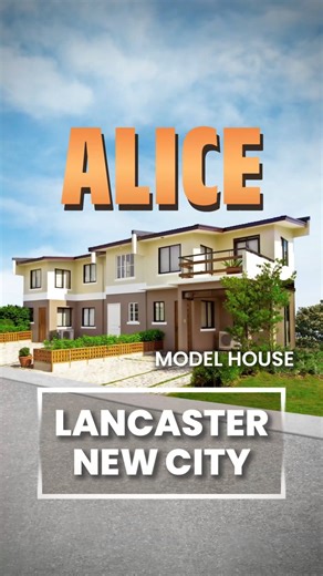 11K views · 90 reactions | Looking for a home that fits YOU? Whether it’s for your growing family or a smart investment, you’ll find it here at Lancaster New City! Introducing ALICE House Model, a cozy yet spacious townhouse located at the thriving community of Lancaster New City -made more affordable via PAGIBIG Financing!  Send us a message today for more details! | EZHomes Marketing Corporation | Facebook