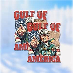 Amazon.com: 2-Pack Gulf of America Stickers – Map Design, Funny Trump/Conservative Car Decals, Patriotic Bumper & Laptop Stickers, Waterproof Vinyl, Easy Peel & Stick for Cars, Trucks, Coolers, Helmets : Electronics