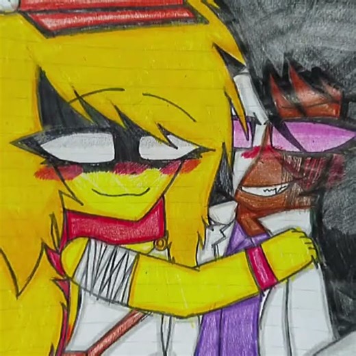 Collide Meme{PizzaVoid}Art By@BunnyxRobby#pizzavoid#elliotxnoli#forsaken#noli#elliot#nolixelliot