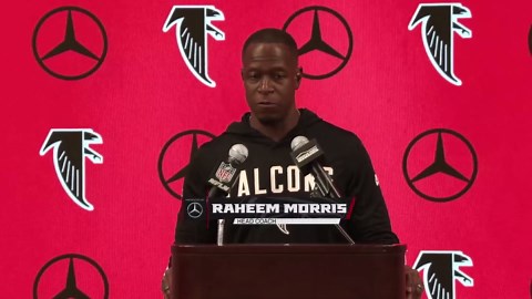 Raheem Morris on Falcons RB Bijan Robinson: 'He's the Best Player in Football'
