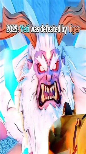 2025 yeti was defeated by tiger 🔥🔥